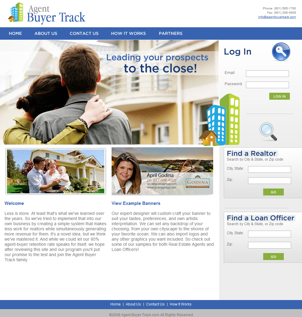 Agent Buyer Track site